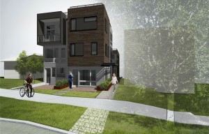 Cascade Built's rendering of 25th Ave E development.